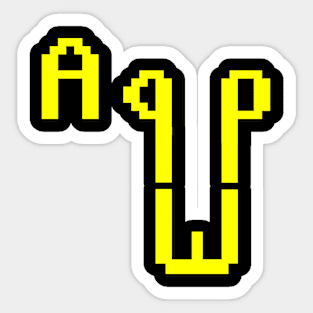 A q p Sticker